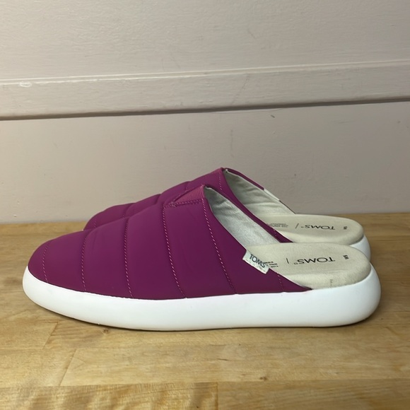 TOMS Alpargata Mallow Mule slip on casual mules in magenta women’s size 9 - Picture 4 of 16